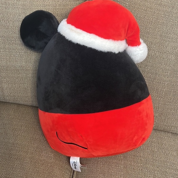 Squishmallow Mickey Mouse Santa Claus Disney Christmas 16" Plush Santa hat toy - Picture 4 of 10